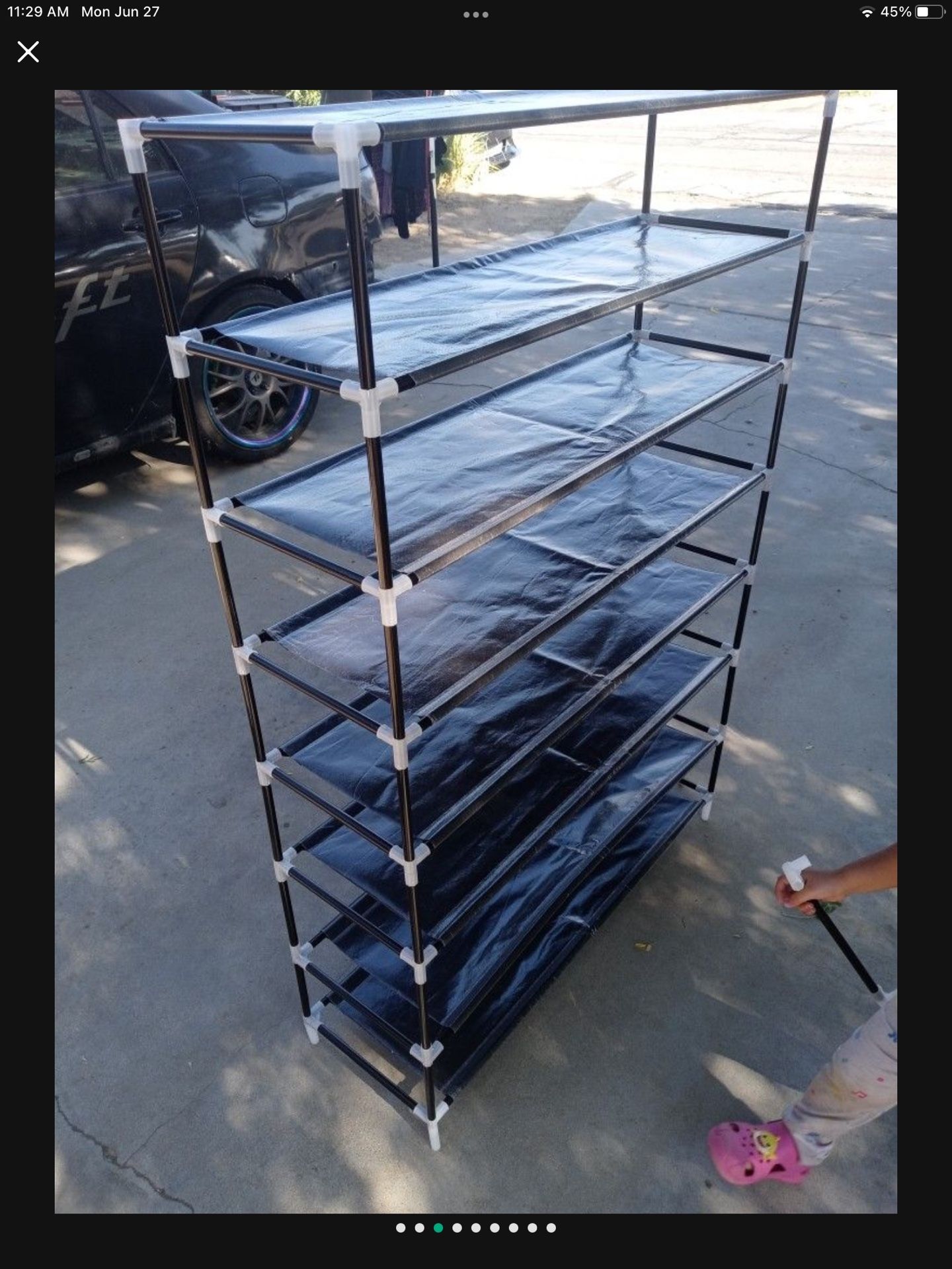 Shoe Rack- Light Weight. Easy To Assemble. Available.