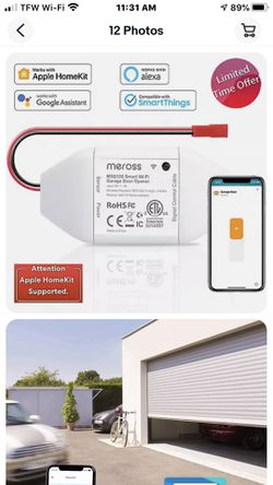 Smart Wi Fi Garage Door Opener  Thumbnail