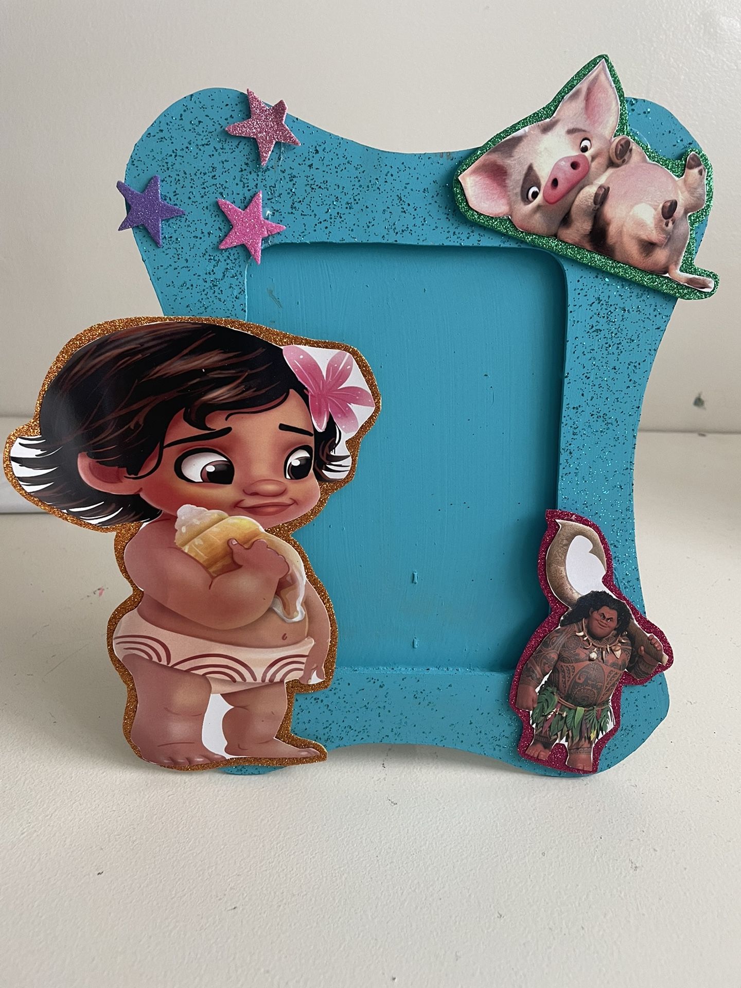Moana party decor with oficial Moana Disney costum