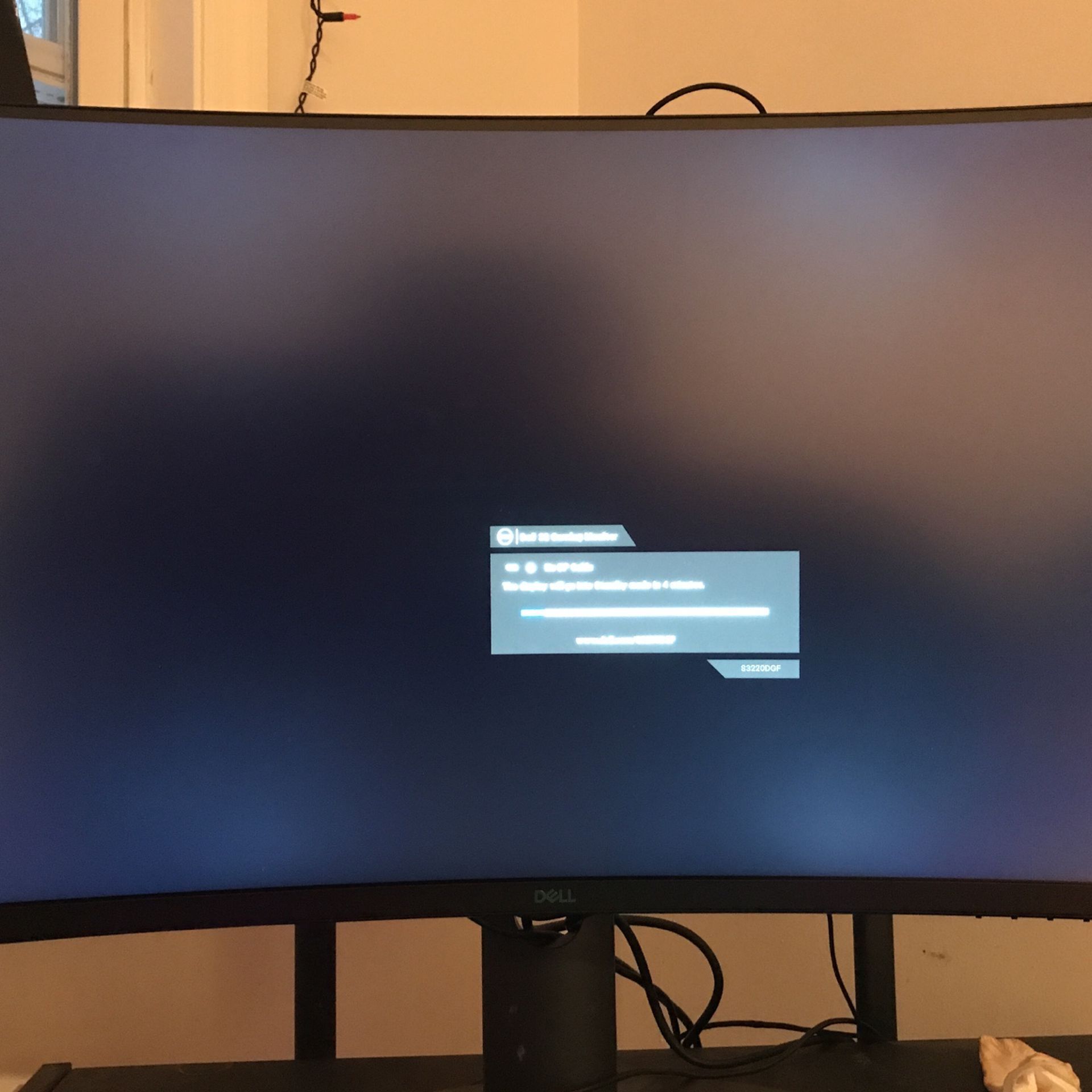 Dell 4K Curved Gaming Monitor And Keyboard