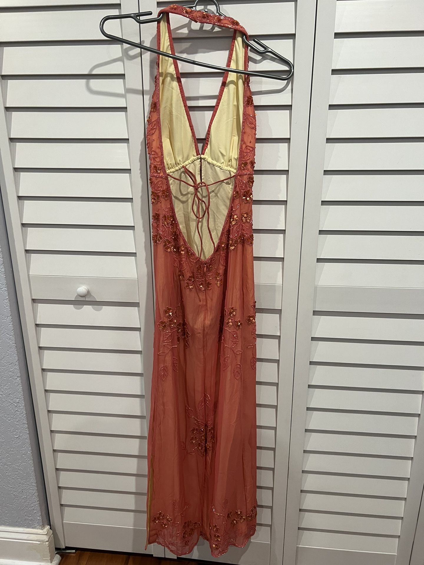 Gorgeous Sequence 100% Pure Silk Formal Dress- Size PP