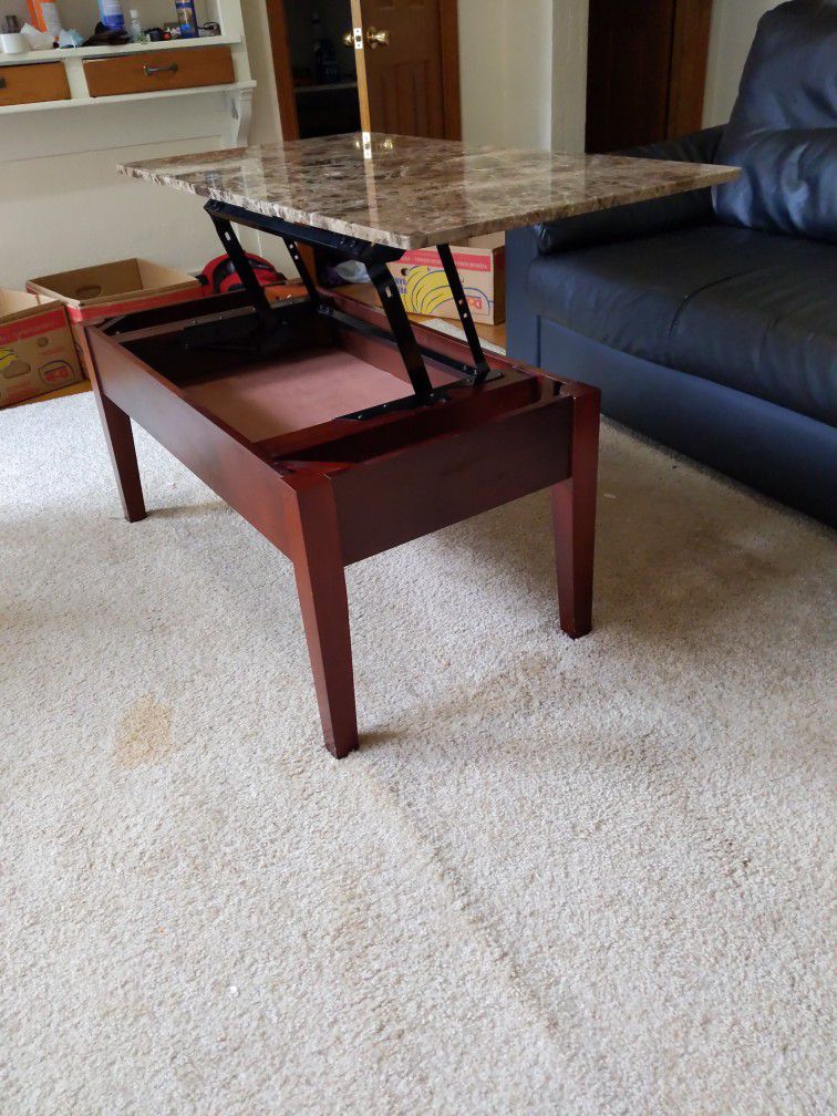 Adjustable Lift Top Coffee Table For, Coffee Table Offerup Seattle