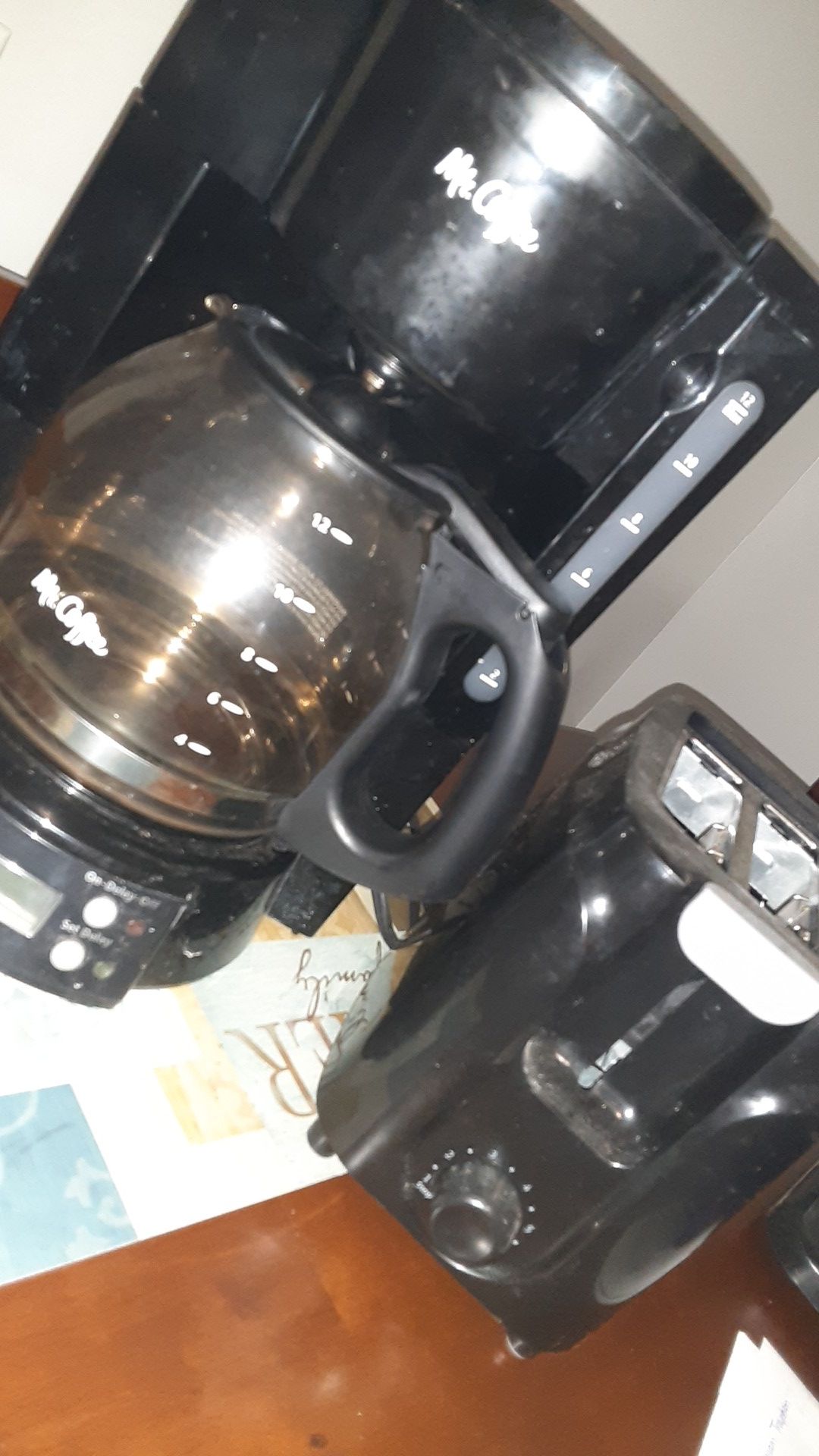 Toaster n coffee maker