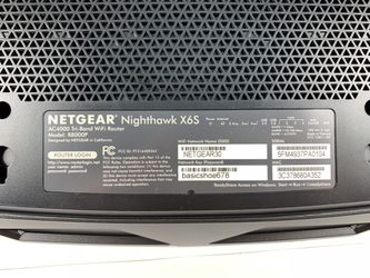 ✅👍NETGEAR Nighthawk X6S Smart WiFi Router (R8000P), AC4000 Tri-Band Wireless Speed Thumbnail