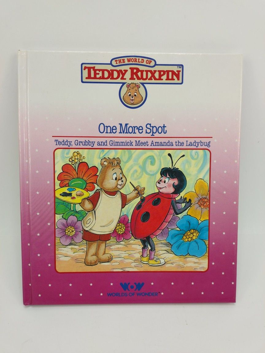 Vintage Teddy Ruxpin 3 Book Lot One More Spot, The Airship, Teddy Ruxpins Bday