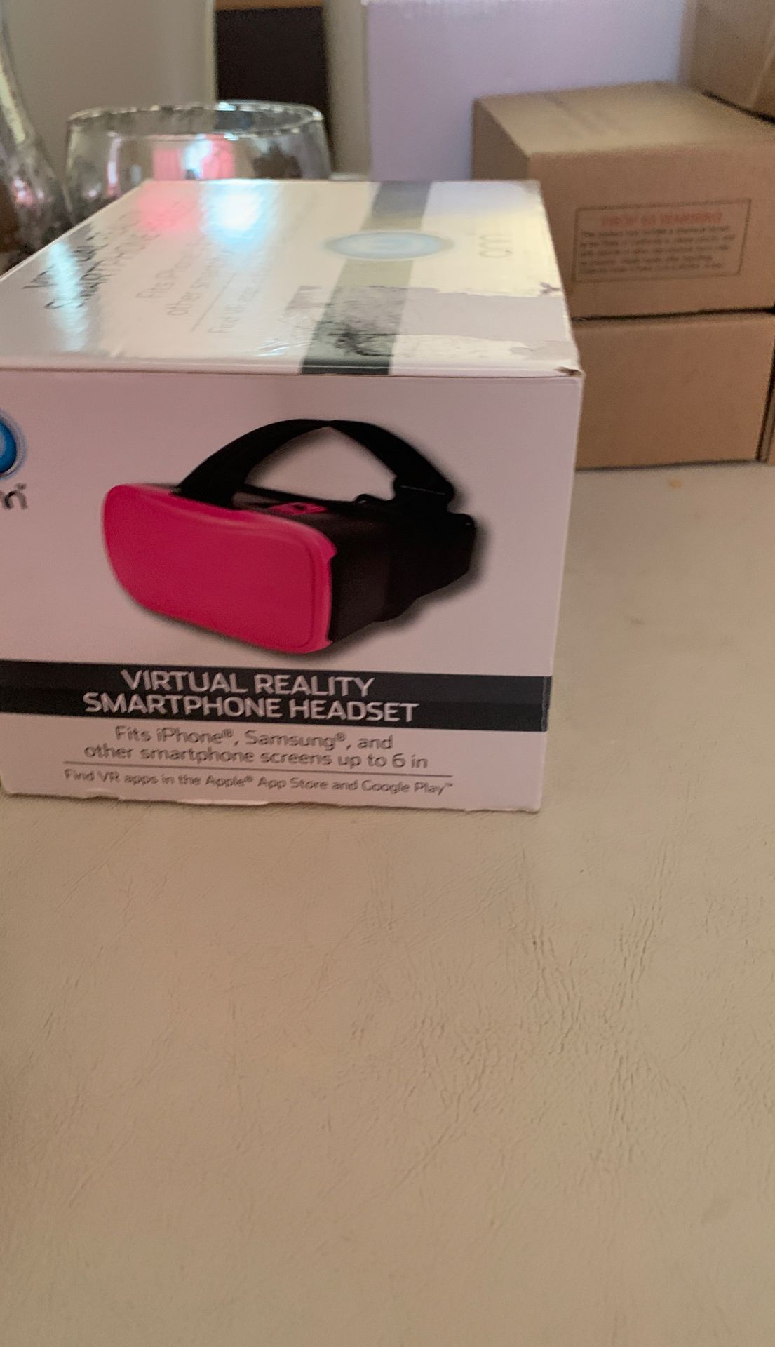 Virtual Realty Smartphone Headset