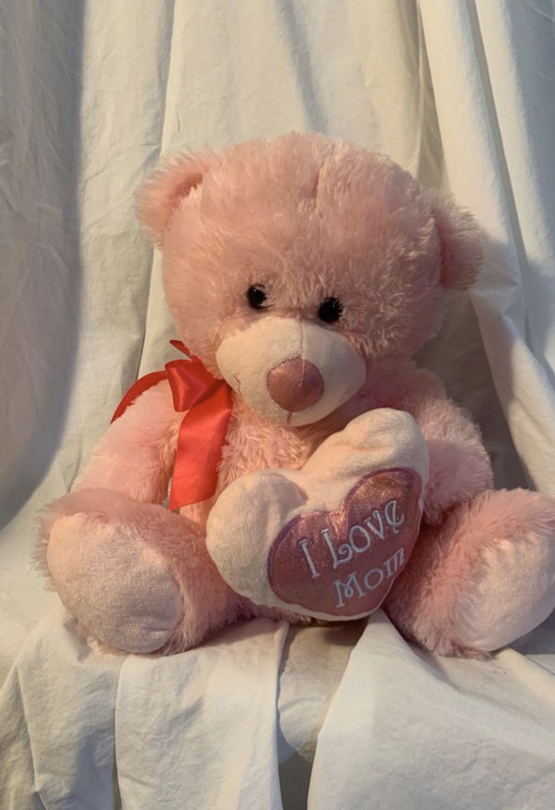 Stuffed animal I love mom