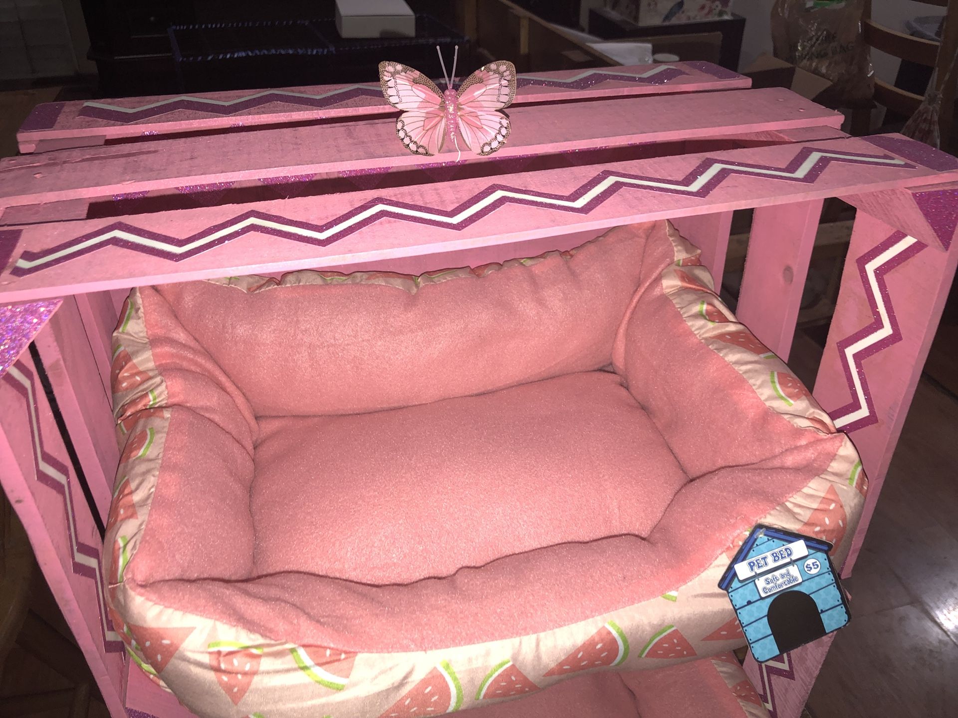Handmade puppy bed frames
