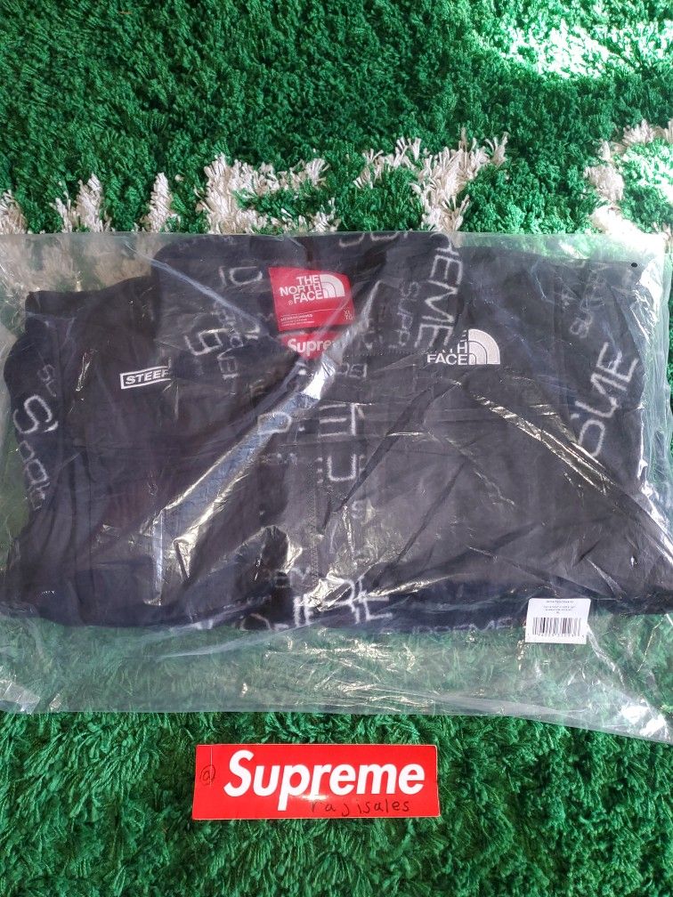 Supreme The North Face Steep Tech Fleece Jacket Black Size XL