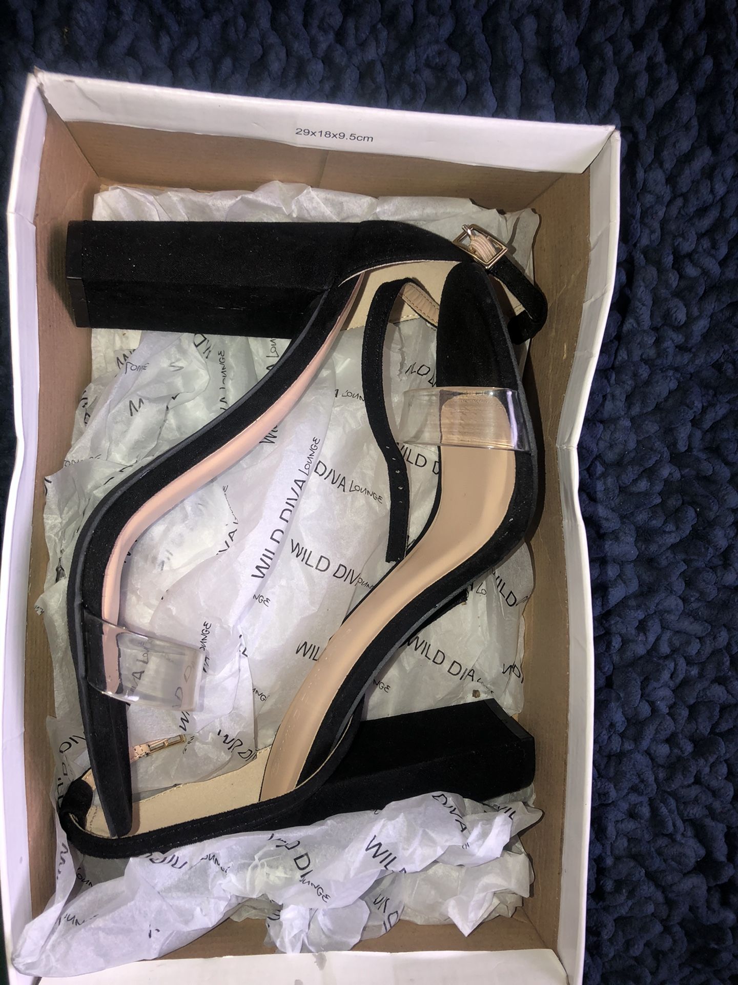 Black and transparent Heel