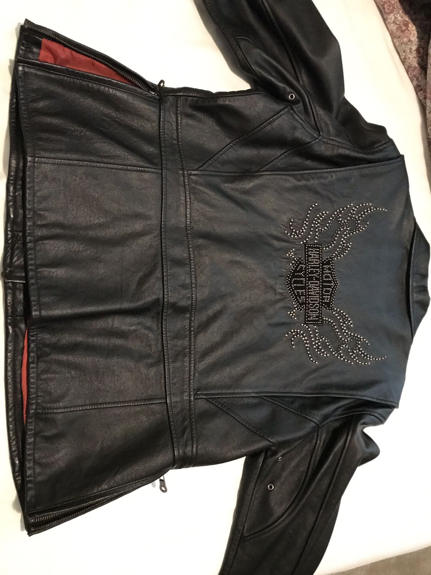 Harley Davidson Leather Jacket Women’s XL