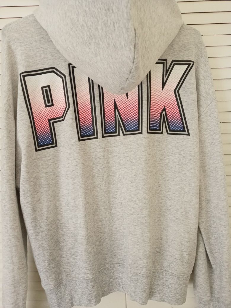 I am selling a Victoria's Secret Pink zip hoodie size small