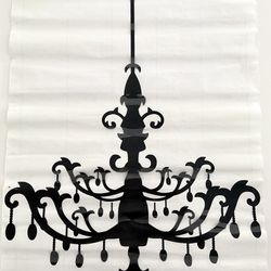 Chandelier Wall Decal 21.6” X 33.7”   Thumbnail