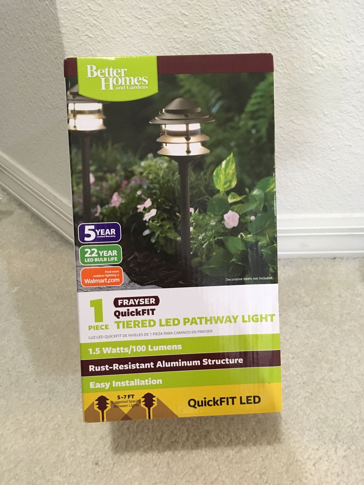 Better Homes and Gardens Frayser QuickFIT LED Pathway Light for Sale in ...