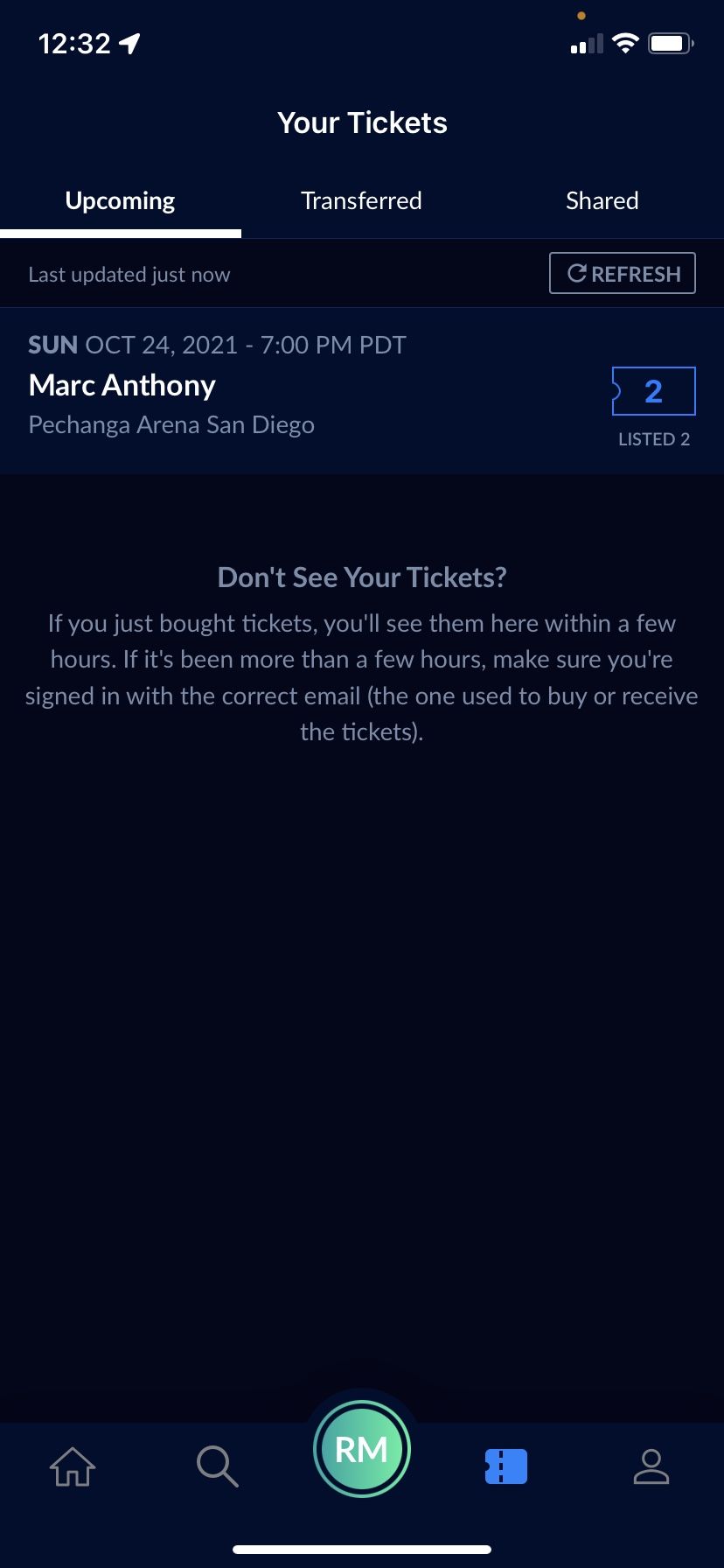 Marc Anthony Tickets For Tonight 10/24 Pechanga