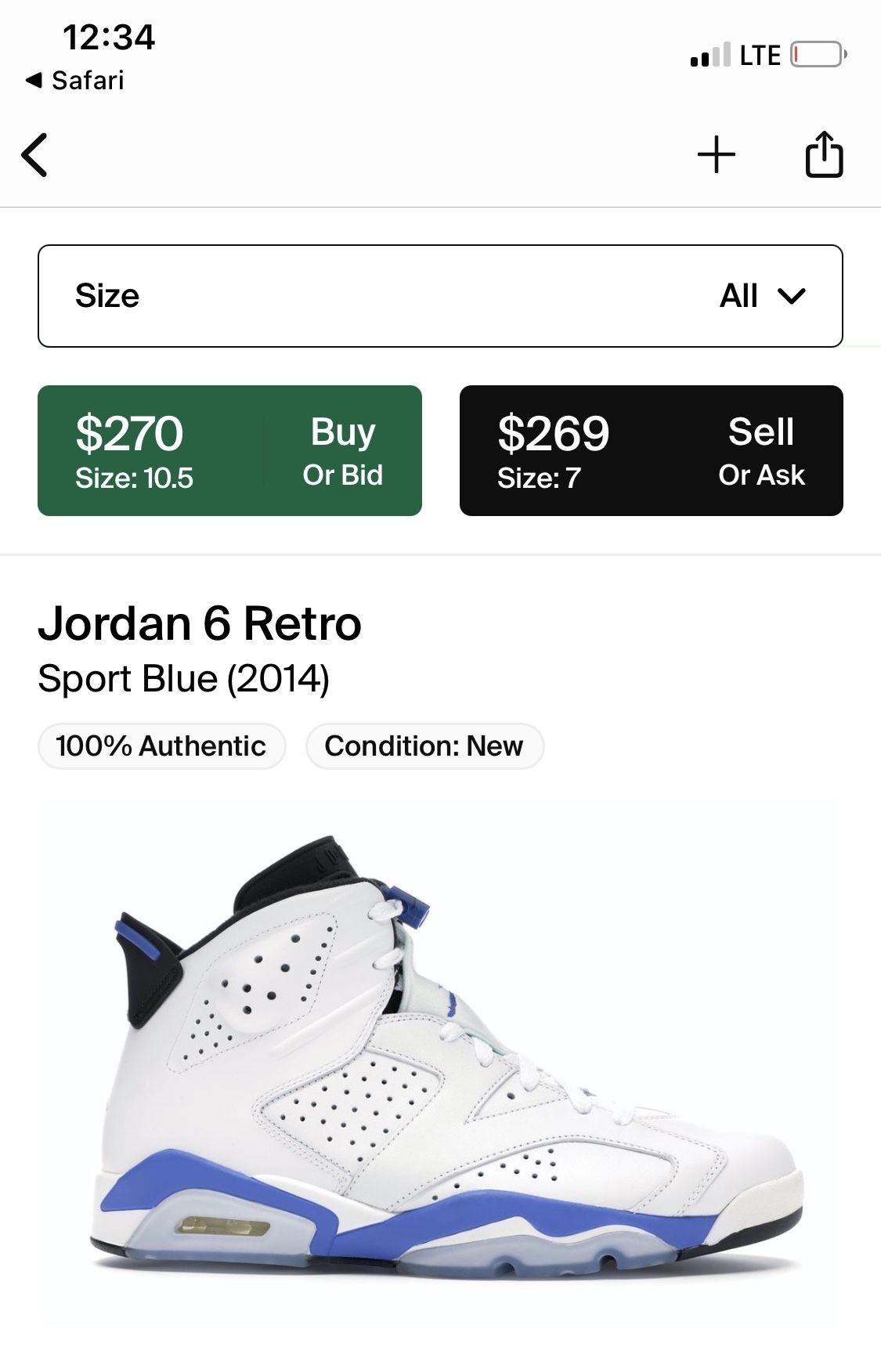 Jordan 6 Sport. Jordan 5 Fire Red $100 Each Sz11