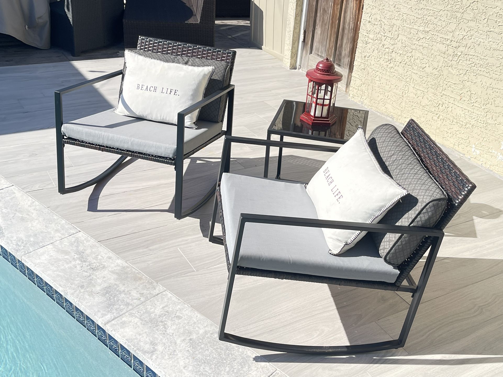 Outdoor Furniture Set/outdoor Patio Chairs/outdoor Rocking Chairs/patio Furniture/balcony Set/patio Set/muebles De Patio Balcon Terraza/sillas D Patio