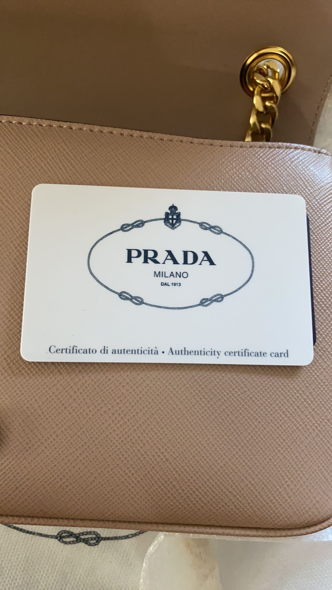 Prada Pattina Saffiano 1 Crossbody Bag