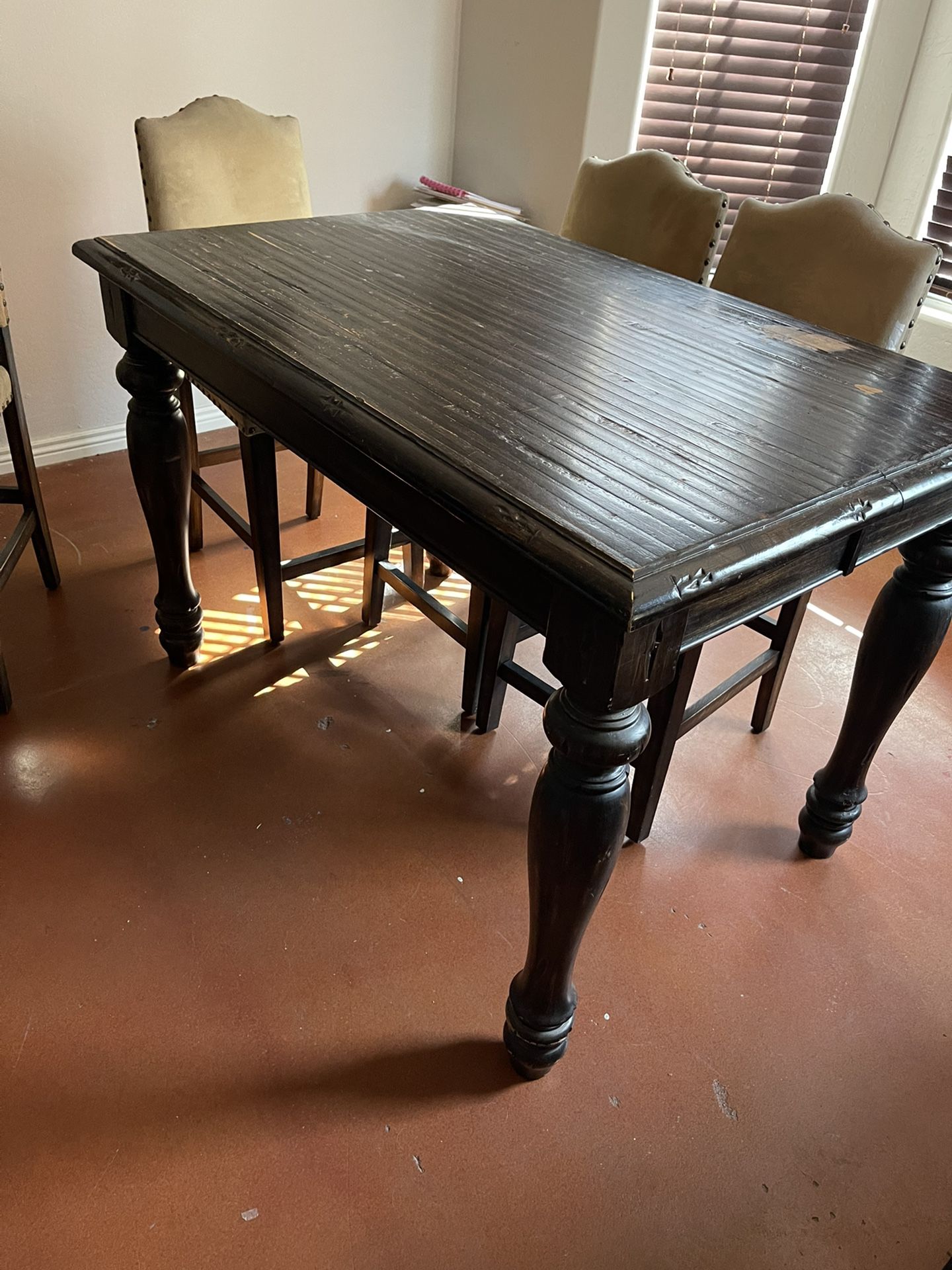 Kitchen Table Counter Height With 6 Chairs