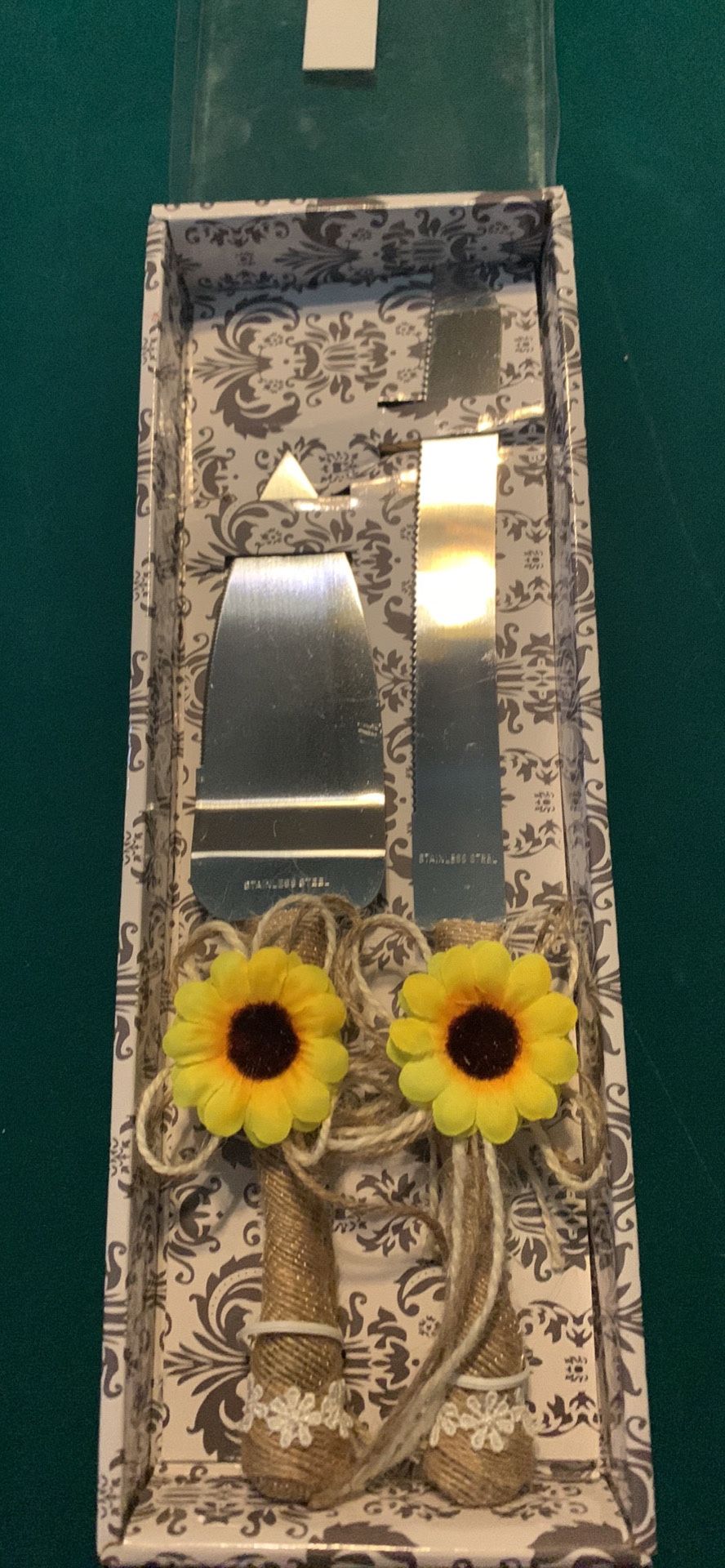 Sunflower centerpieces