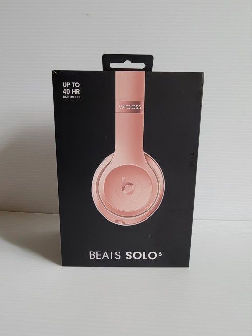 Beats by Dr. Dre Beats Solo3 Wireless On-Ear Headphones - Rose Gold (MX442LL/A). 
