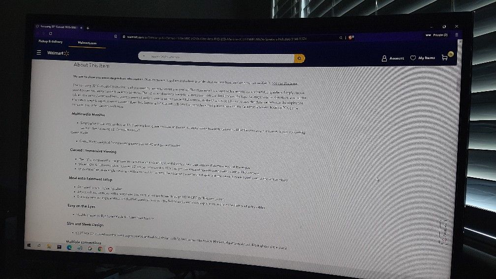 Samsung 32inches Curved FHD Monitor : Shoot me an offer