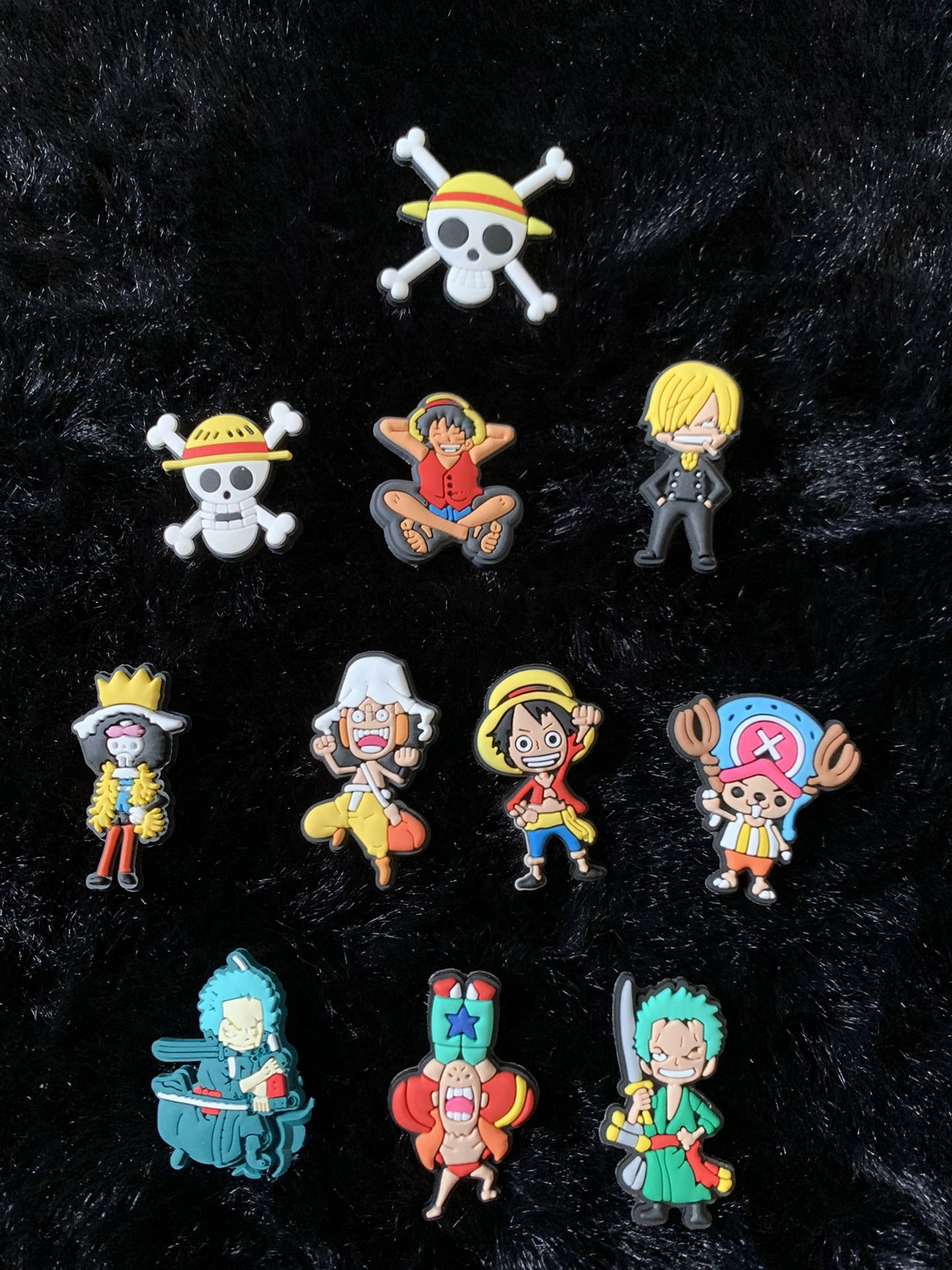 One Piece Anime Croc Charms