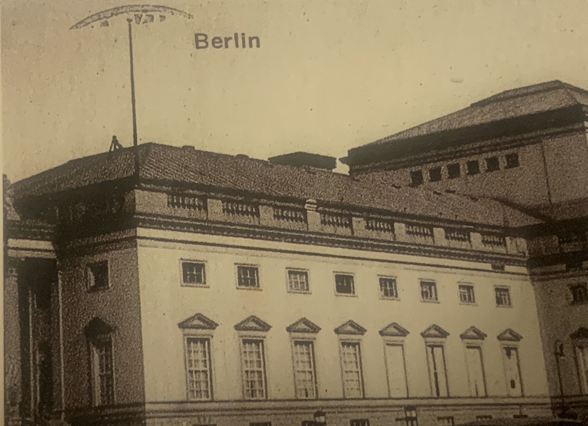 Germany, Berlin Staatsoper Unter Den Linden Genuine Postcard From early 1930’s Mercedes, DKV, NSU Vintage Cars, Mint Condition