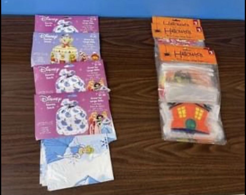 Lot of Assorted Christmas, Halloween And Any Occassion Bags- Over 200