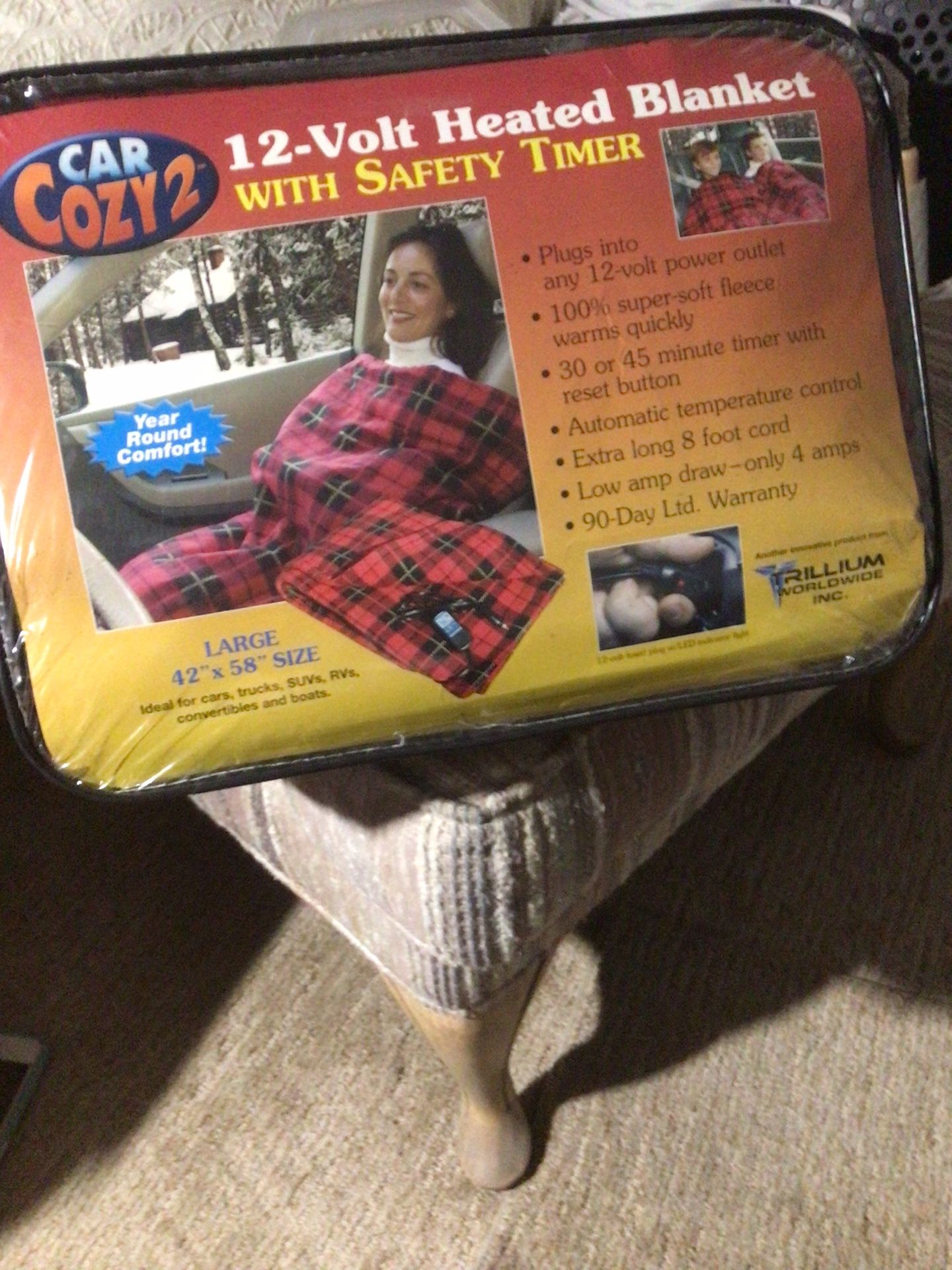 CarCozy2 12v Heated Blanket