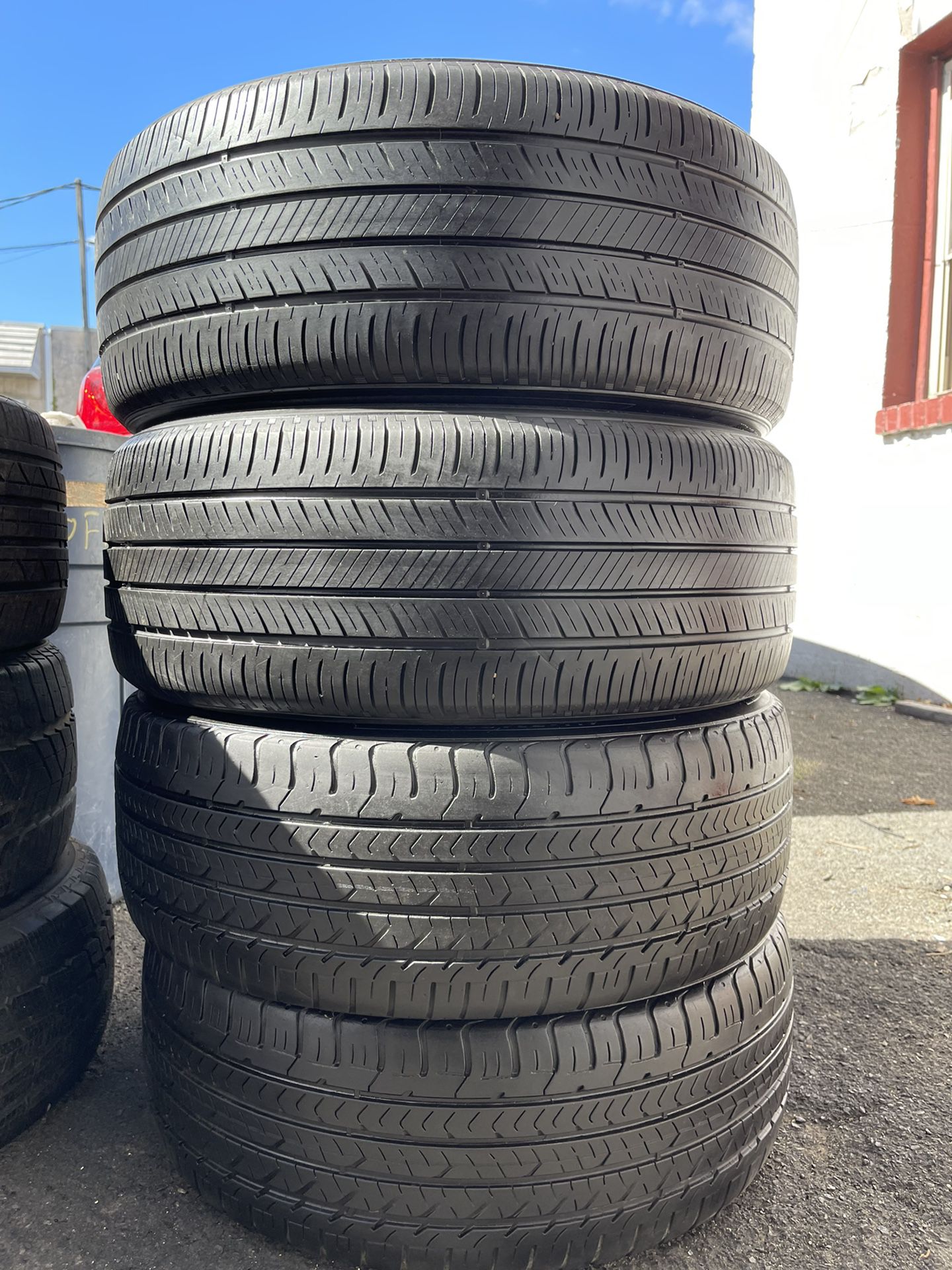 4 Used 215/45/18 Hankook And Goodyear Tires 