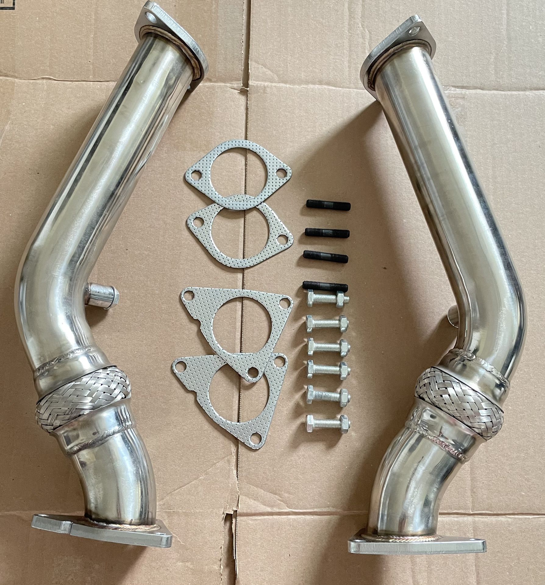 Exhaust Pipe Straight Test Pipe for 2009-2017 Nissan 370z VQ37H Infiniti G37
