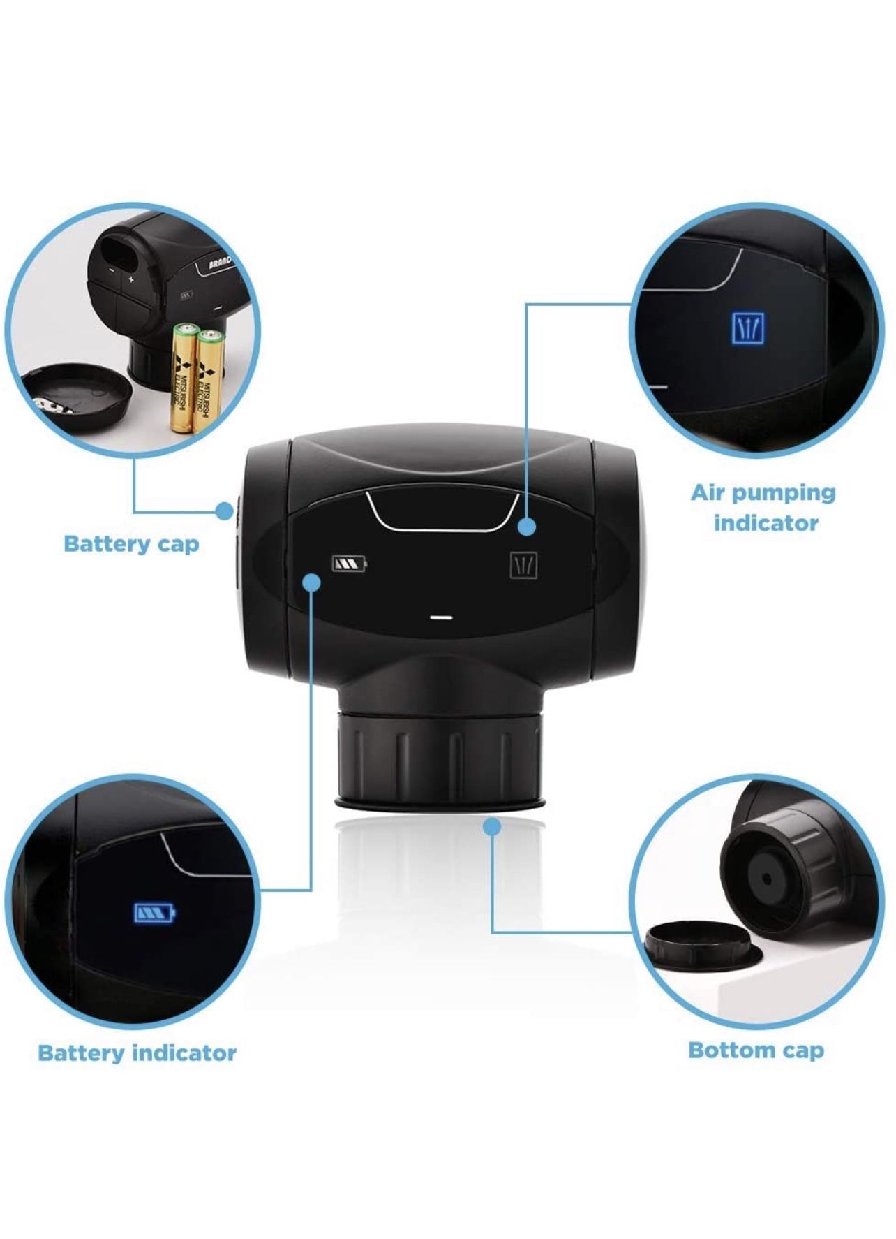 Wine Vacuum Stopper, Battery Powered Automatic 2-in-1 Electronic Wine Savers