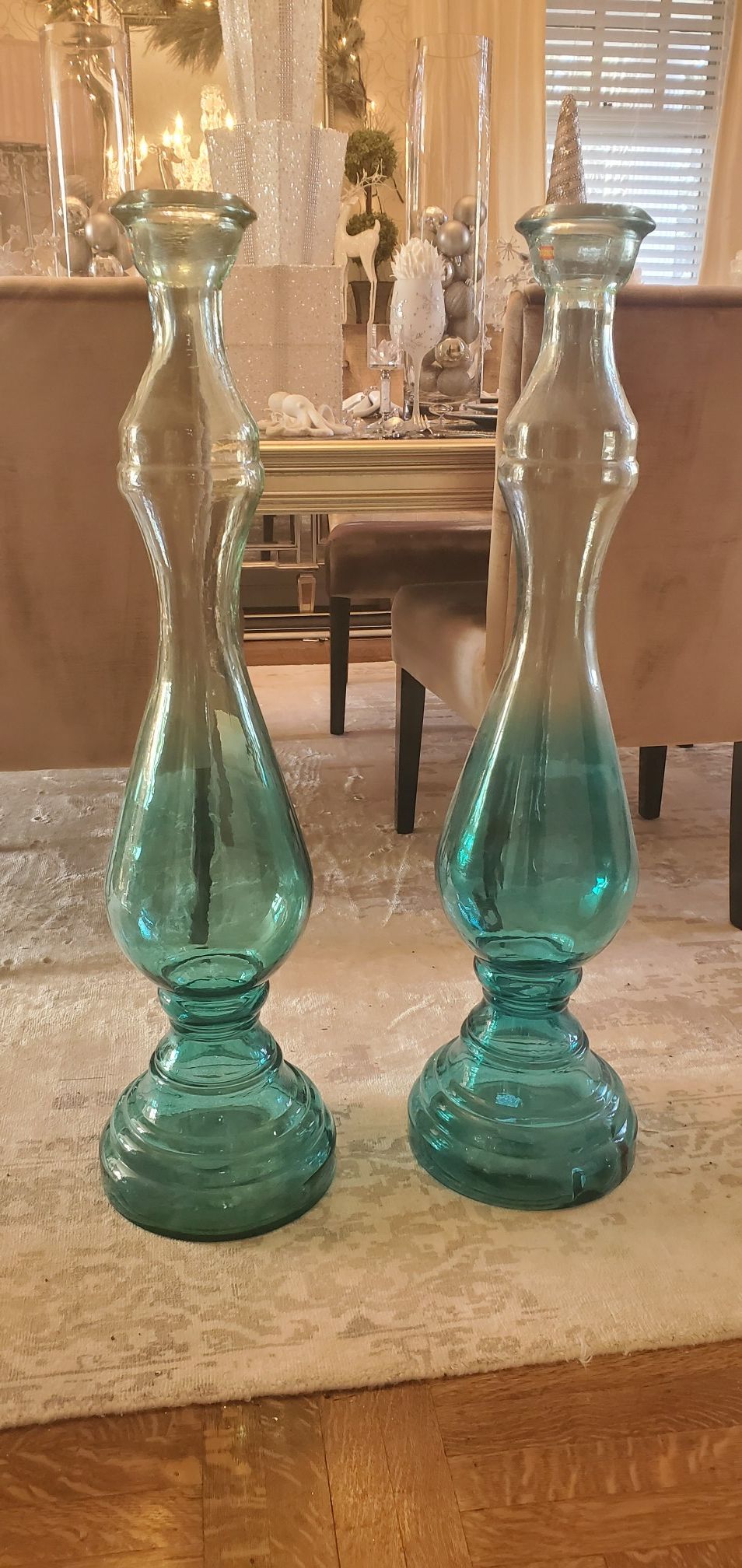 Floor candlestick holders