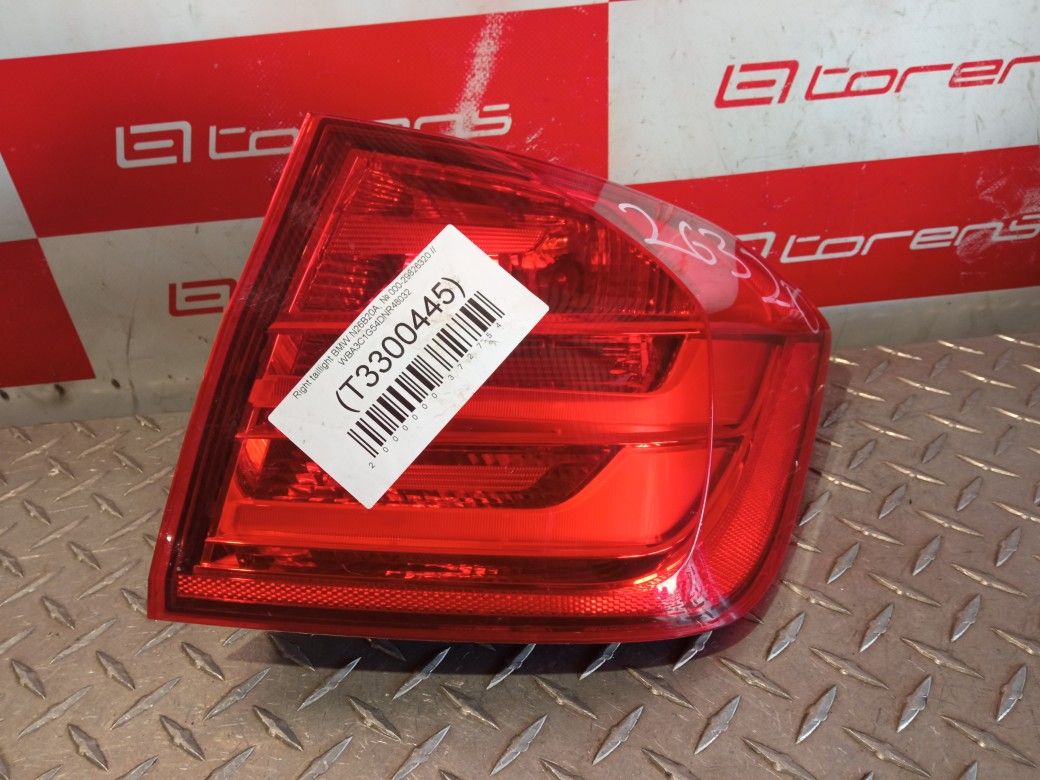 Right Taillight For 2013 BMW 3-Series Stock 26320