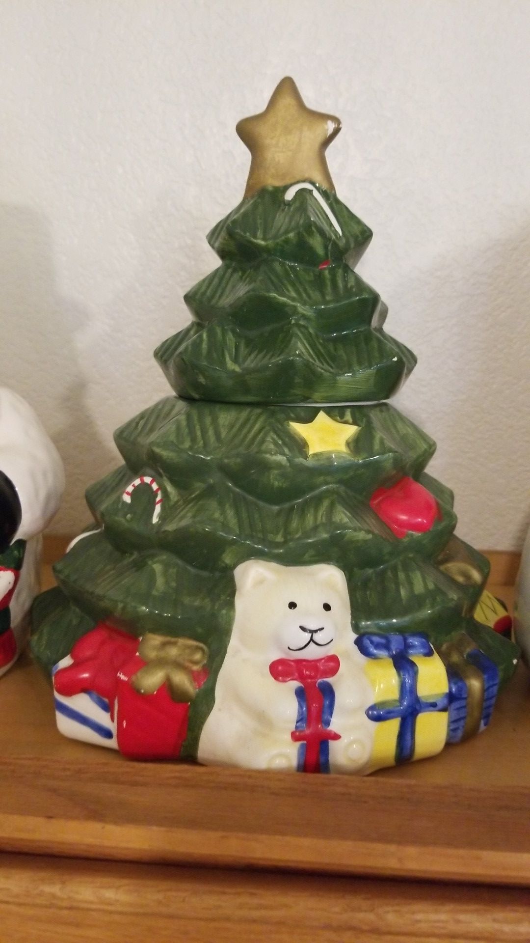 Christmas tree Cookie jar