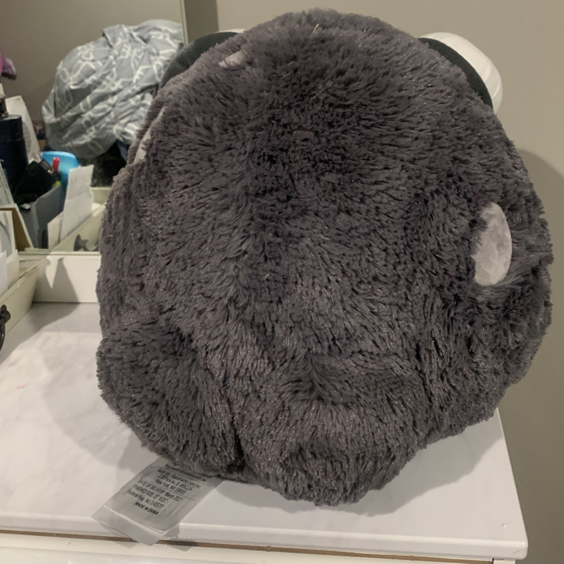 Squishable Worrible Toy 15” Inch Plush Soft Stuffed Animal Gray !!! RETIRED !!!