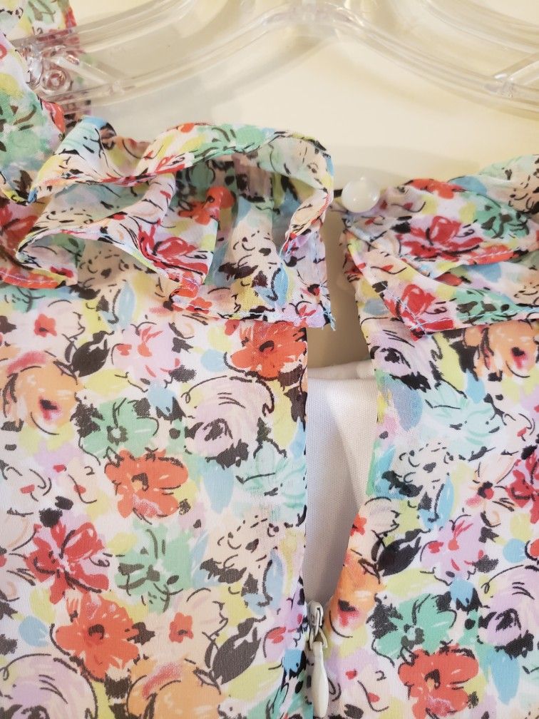 Floral/Coral Dress (Fundraiser)