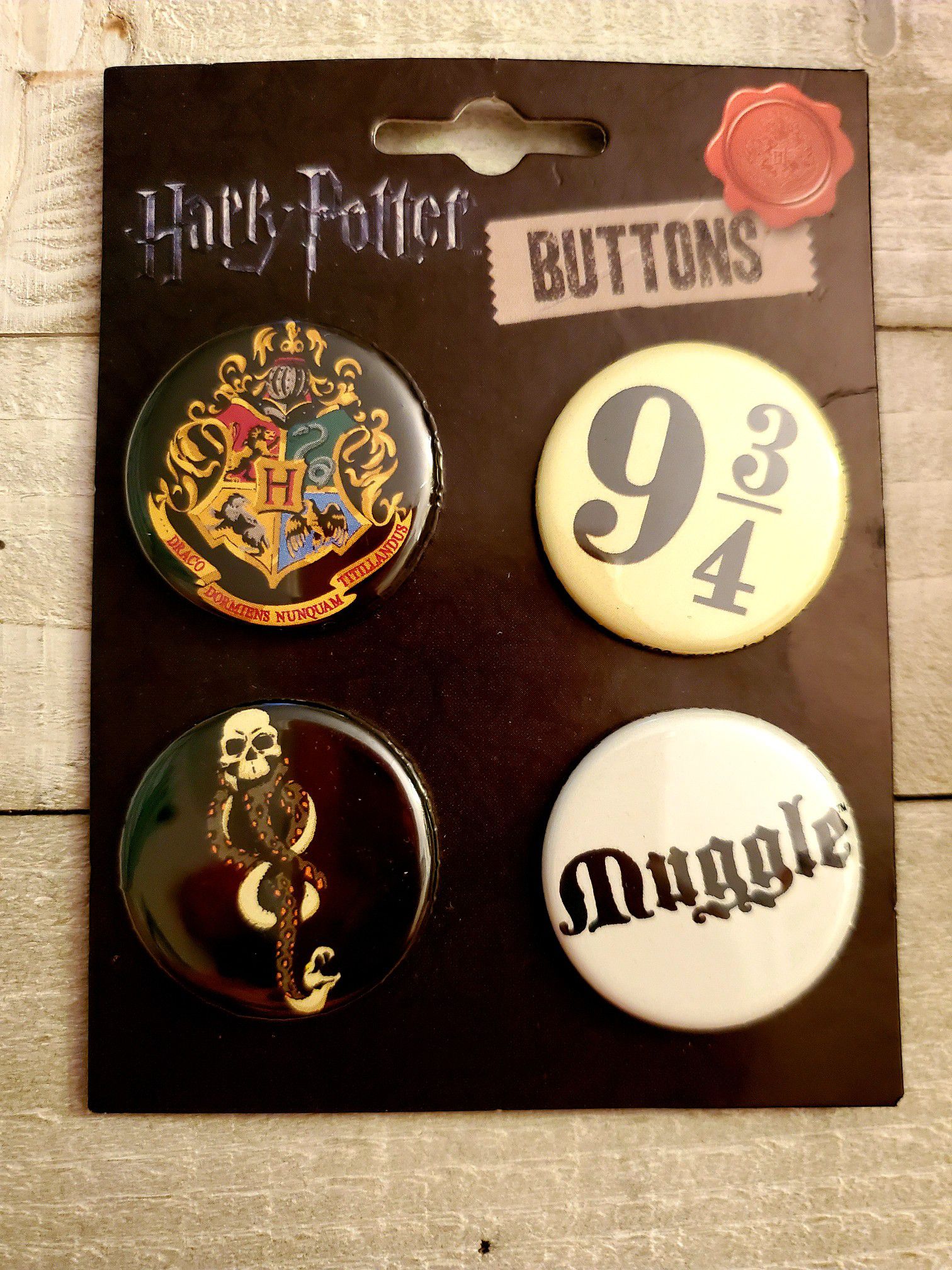 Harry Potter buttons
