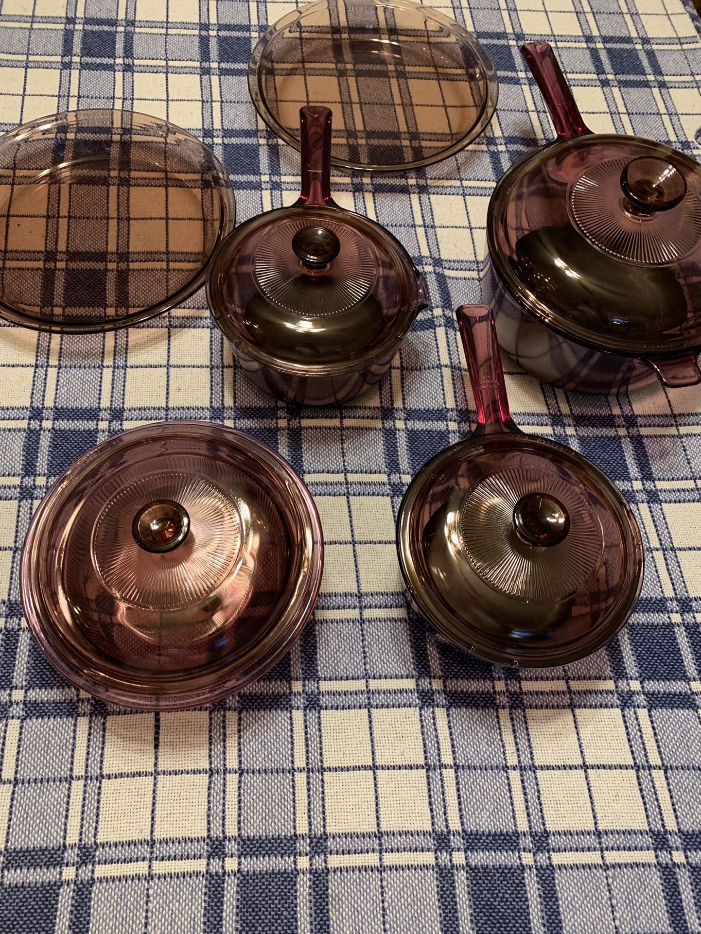 Visions Corning Ware Cranberry Cooking Set