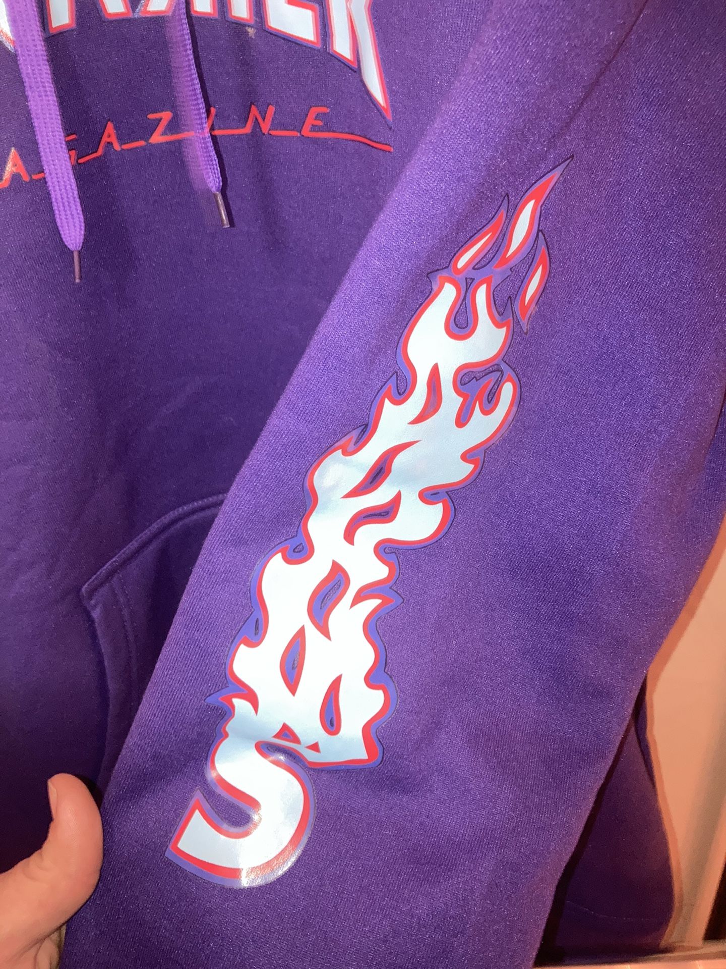 Purple Thrasher Pullover Hoodie