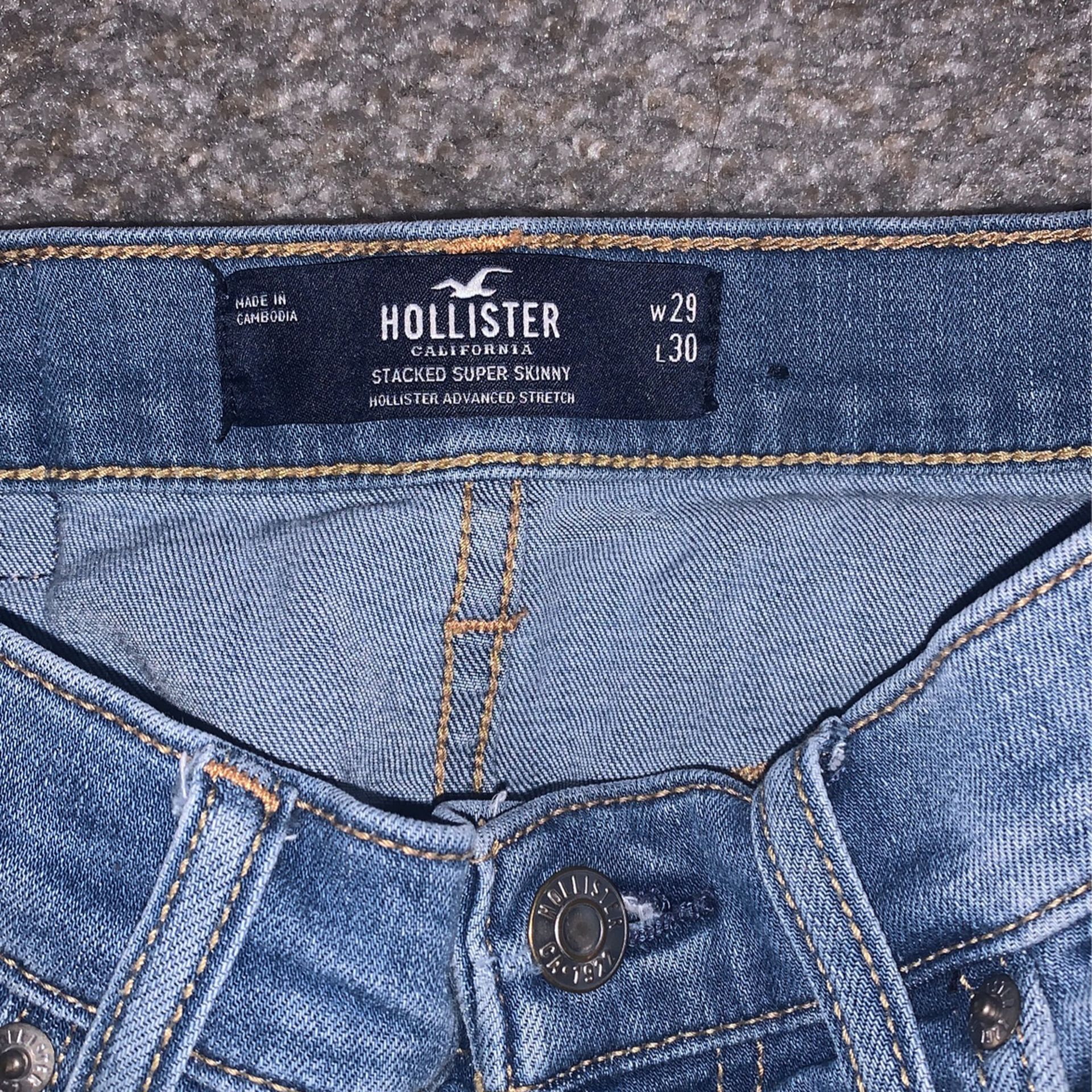 regular hollister jeans