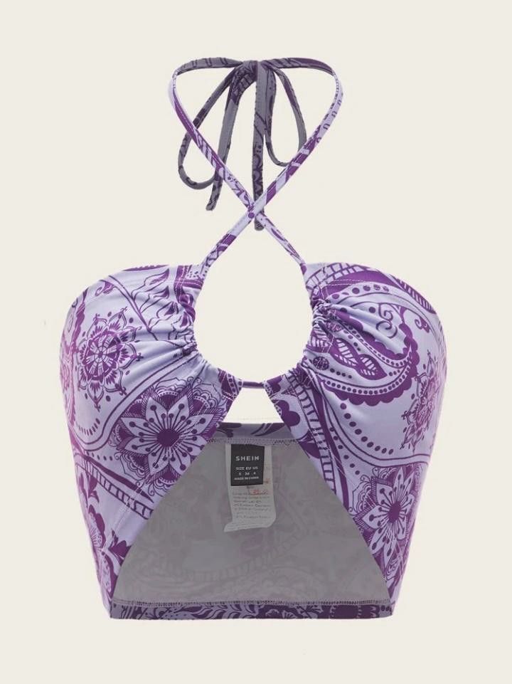 Halter top Backless