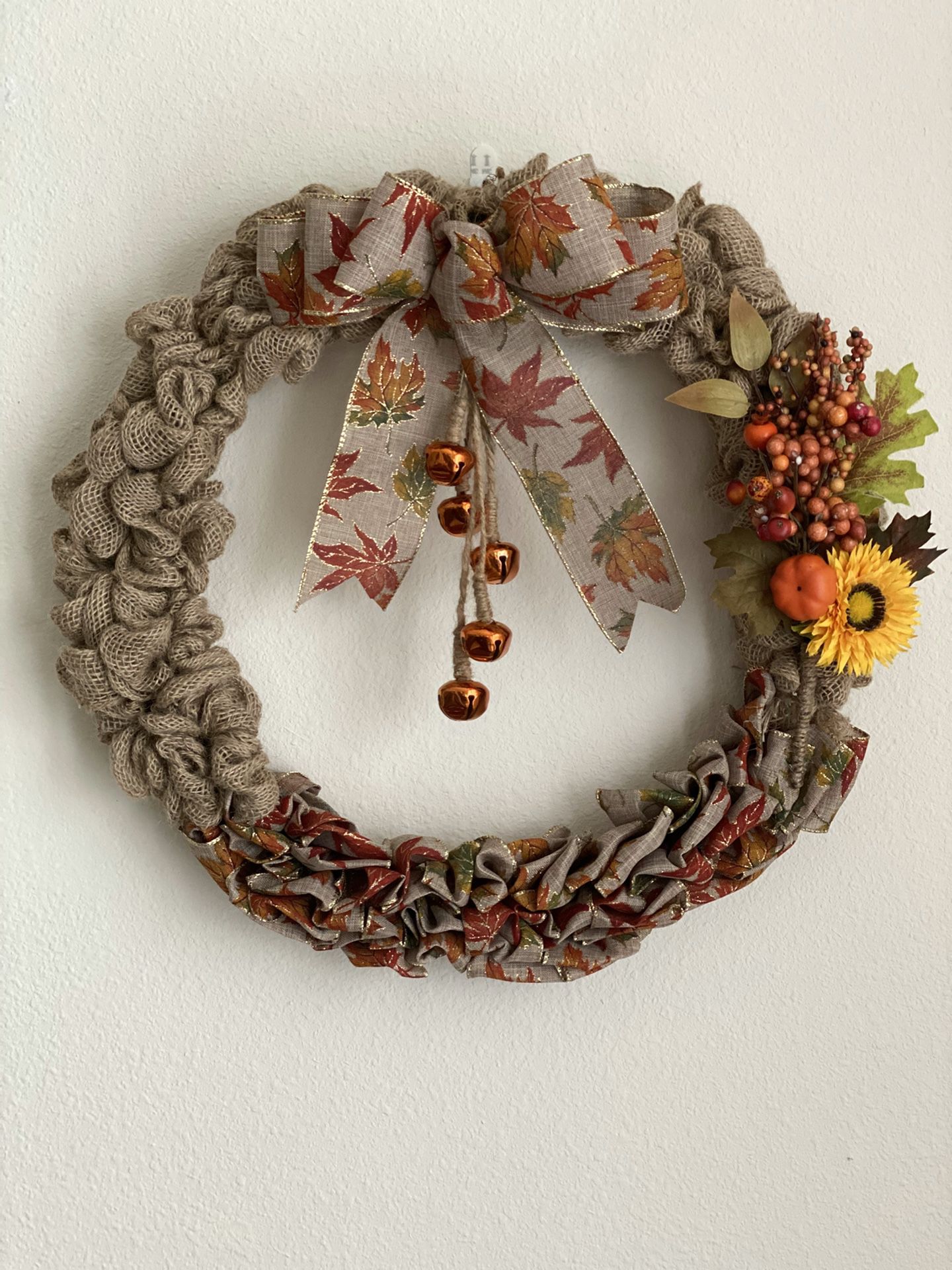 Handmade Thanksgiving Wreath!