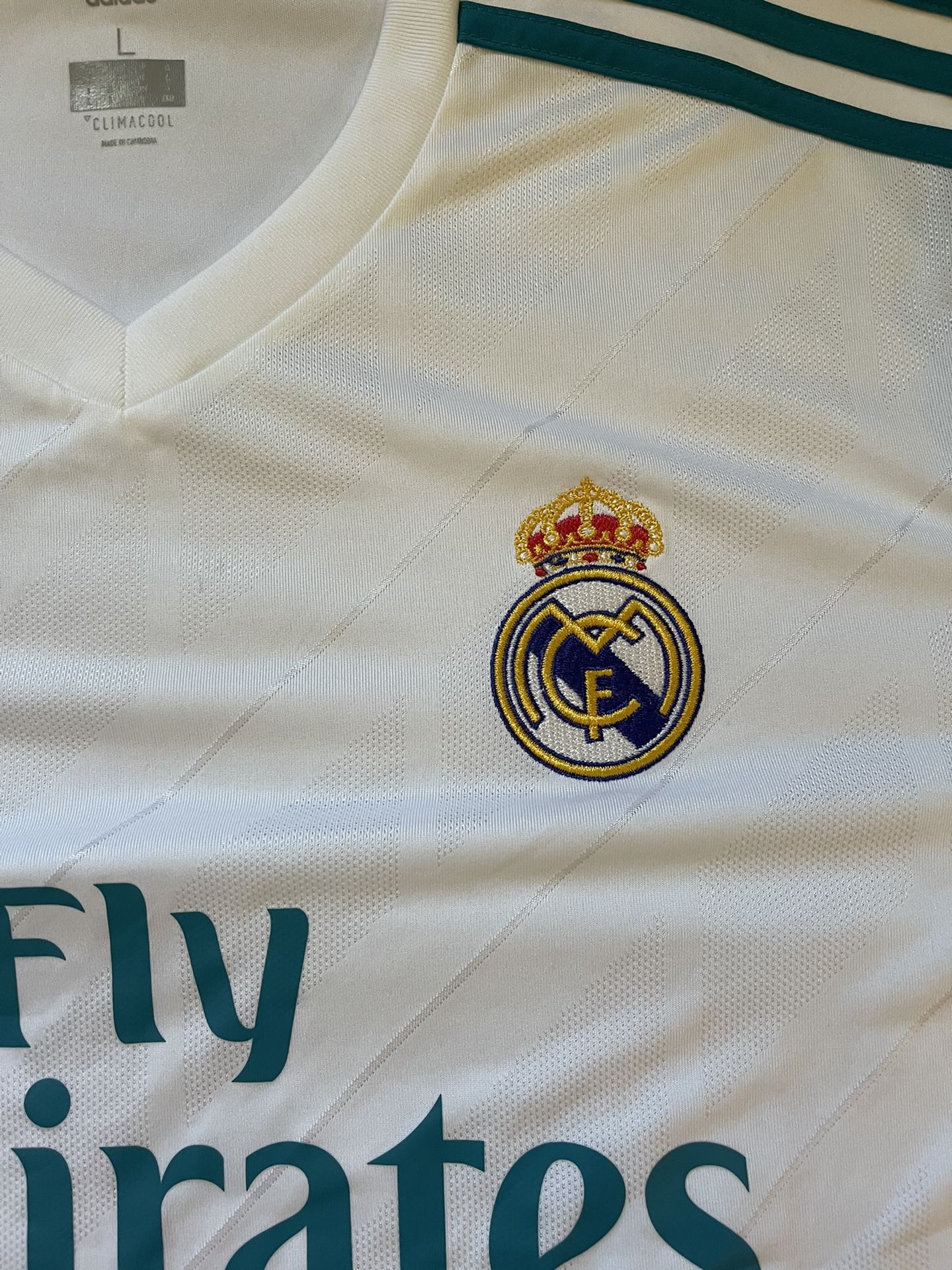 Adidas Real Madrid Soccer Jersey Size L