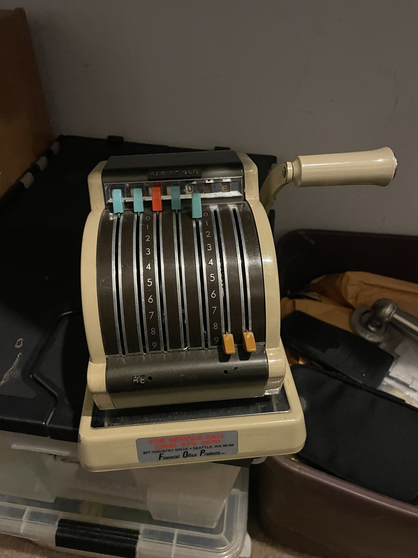 Antique Check Printer 