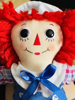 Raggedy Andy 12in Cloth Doll Thumbnail
