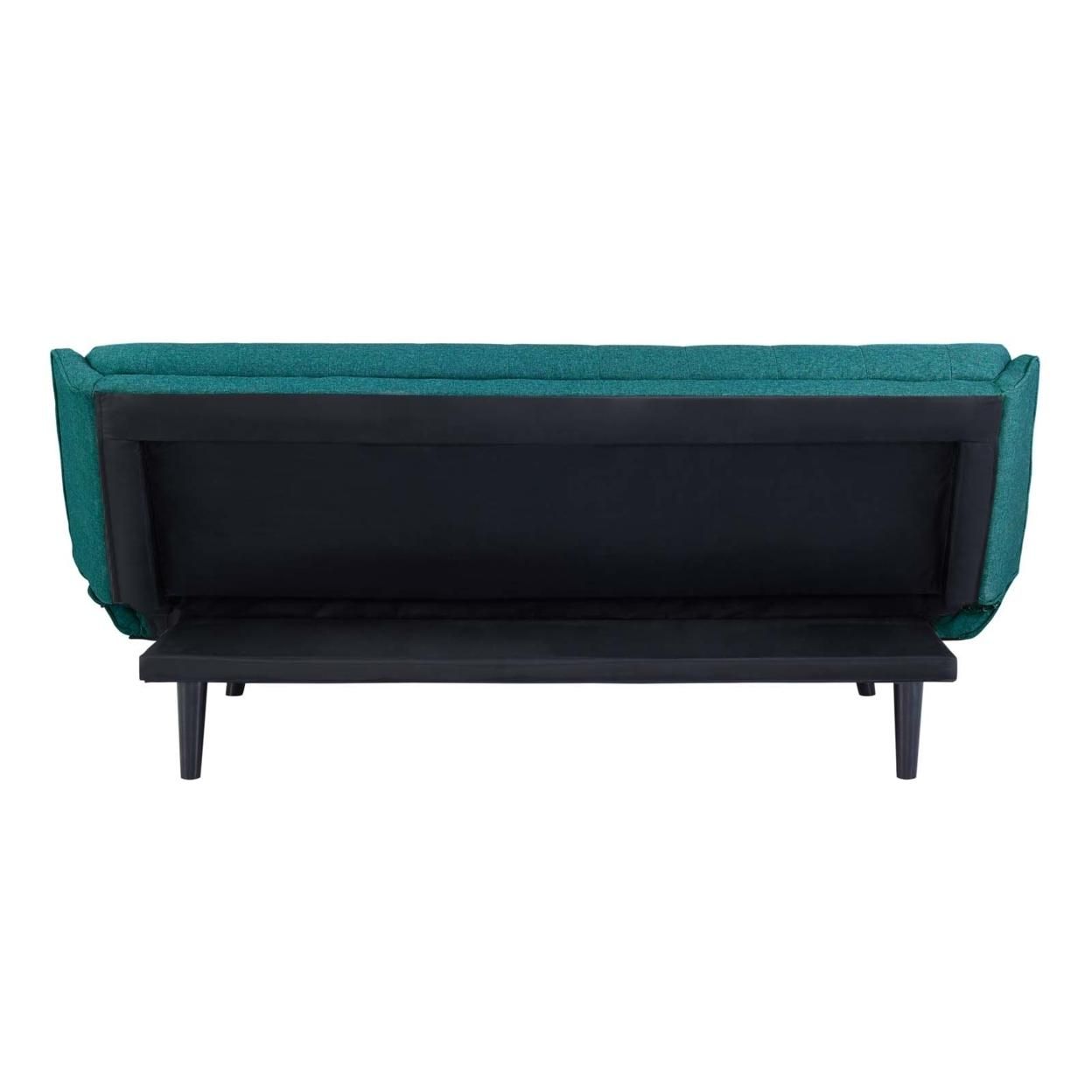 Glance Tufted Convertible Fabric Sofa Bed (3093-TEA)