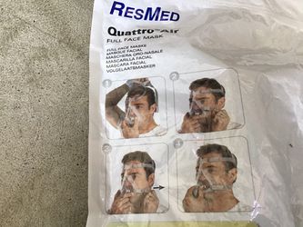 New RES MED QUATTRO AIR Full Face Mask, MEDIUM, 62702 Thumbnail