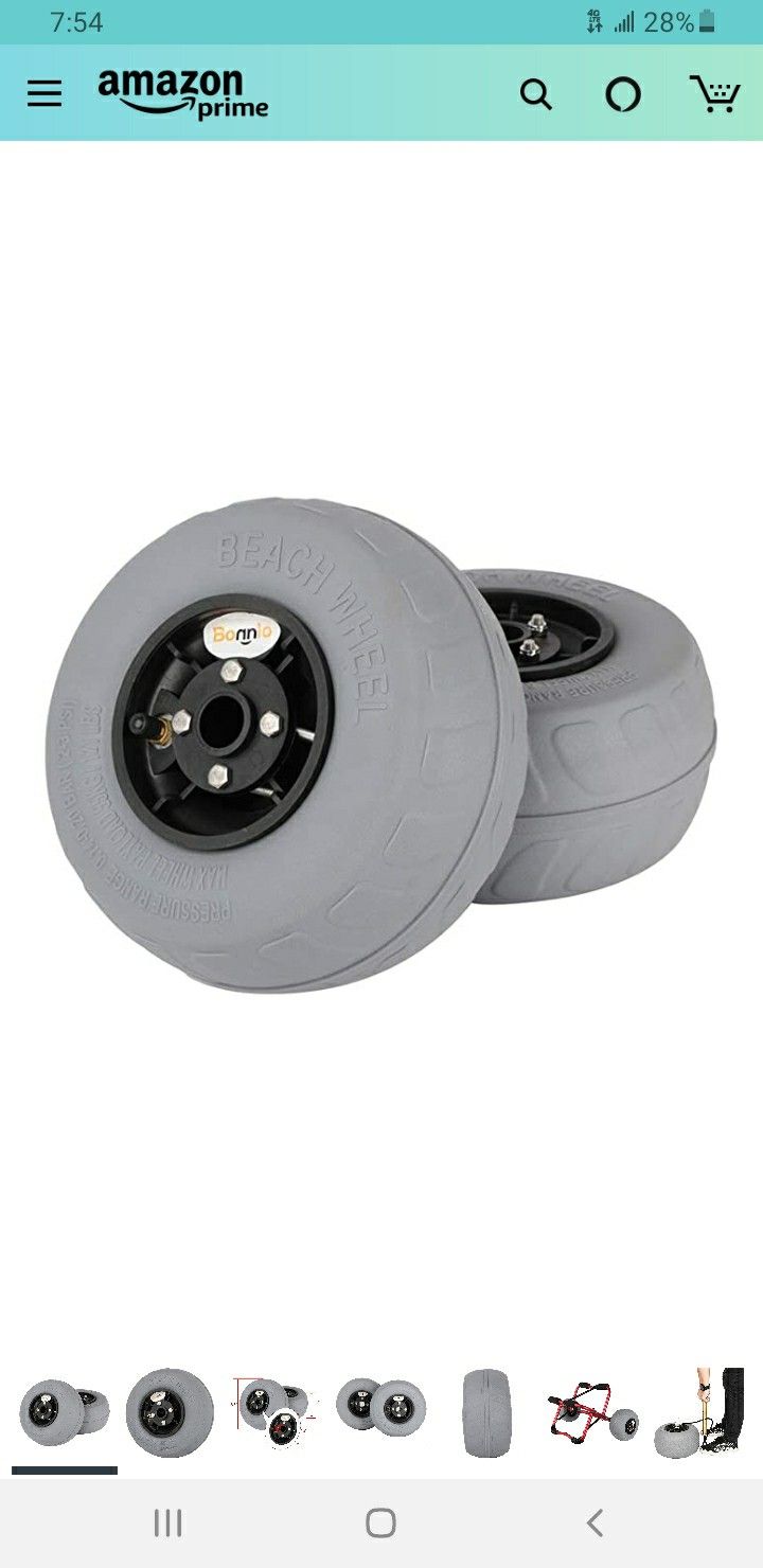 Beach Balloon Wheels 8.5" Tires